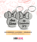 Llavero Minnie Personalizado