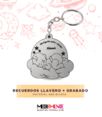 Llaveros Baby Shower "Bebé en Nube"