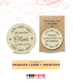 Recuerdo redondo imantado Personalizados