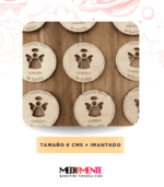 Recuerdo redondo imantado "Angelito Calado" - Imagen 3