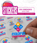 Stickers transparentes personalizados | Etiquetas premium para packaging