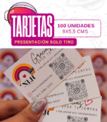 Tarjetas de presentación personalizadas solo 1 cara | Impresión profesional Chile