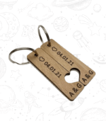 Llavero Spotify Personalizado de Madera para Parejas y Amigos - Imagen 2
