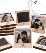 Marco Polaroid de Madera Personalizado con Foto y Grabado - Imagen 3