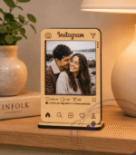 Marco Instagram Personalizado de Madera con Foto y Soporte - Imagen 2