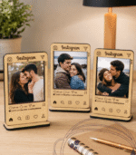 Marco Instagram Personalizado de Madera con Foto y Soporte - Imagen 3