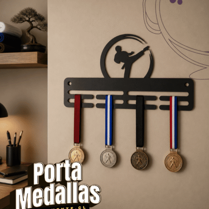 Porta Medallas Deportes — Silueta Corte Láser