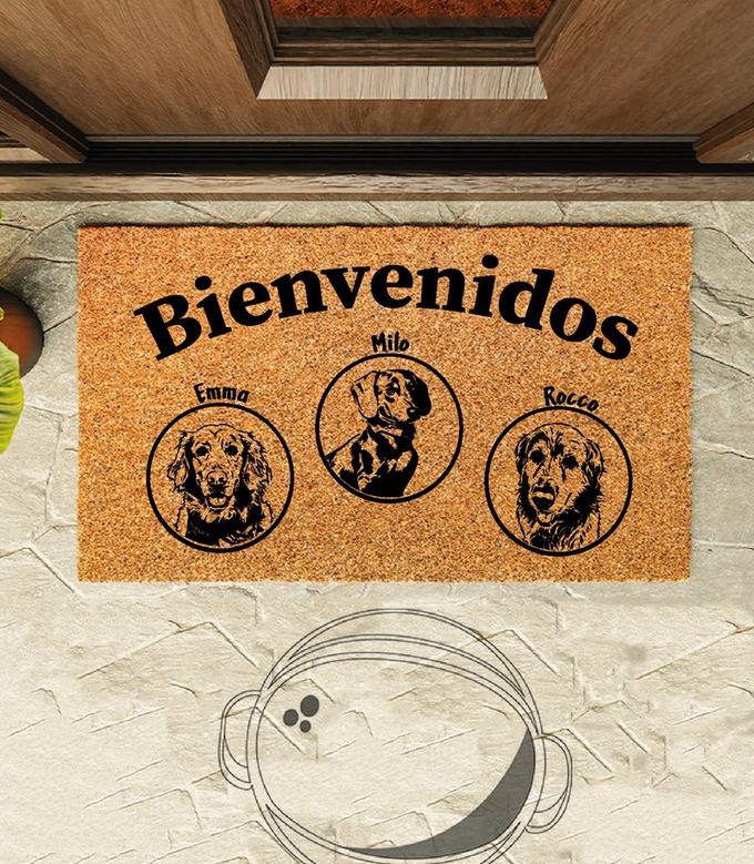 Choapino con tres perros: Emma, Milo y Rocco